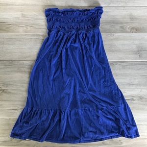 Express Strapless Fit-n-Flare Dress